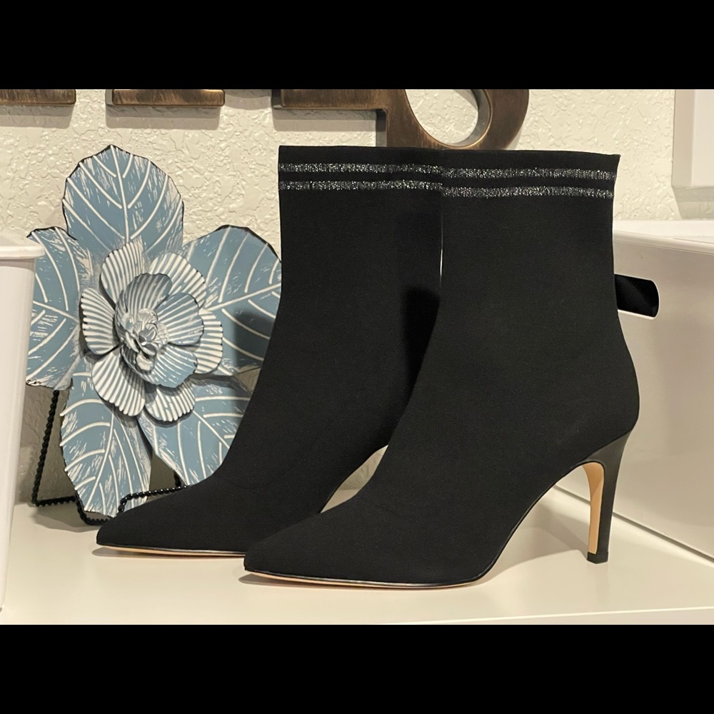 Sock Heeled Booties